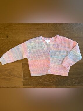 Splendid Pastel Rainbow Knit Cardigan